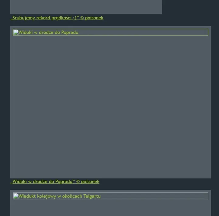 widok na blogu