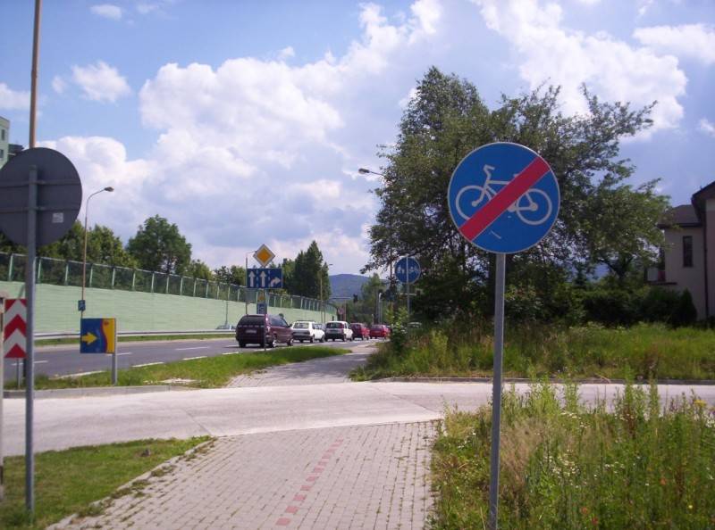 ścieżka rowerowa, bielsko, idiotyzm