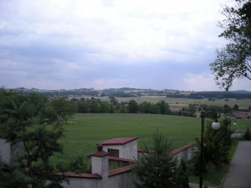 Sączów widok z kościoła