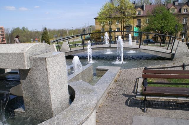Mysłowice - FONTANNA PRZY PLACU WOLNOŚCI