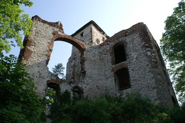 Ruiny zamku Tenczyn w Rudnie