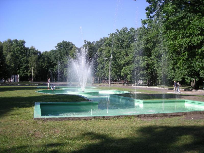 dąbrowa górnicza, fontanna, zielona
