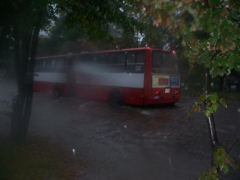 deszcz, dąbrowa, powódź