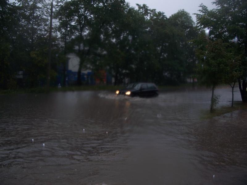 deszcz, dąbrowa, powódź