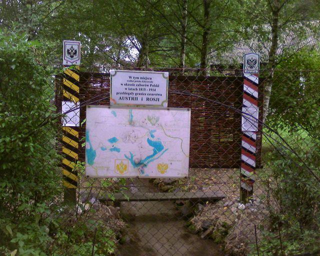 jura, granica rosji i austrii z czasów rozbiorów, kluczwoda