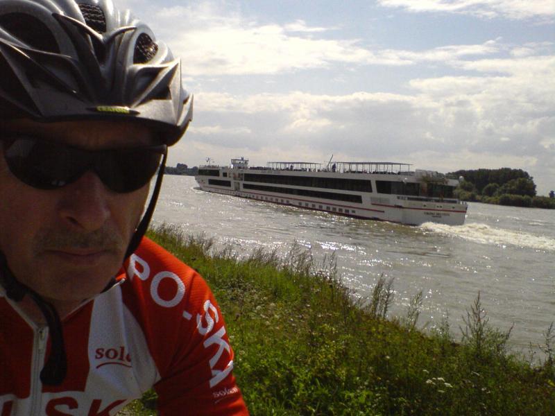 rower, dusseldorf, turystyka, ren