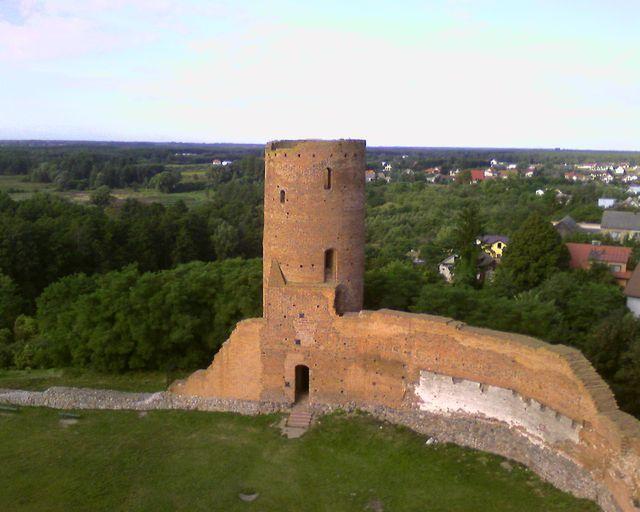 zamek, ruiny, czersk