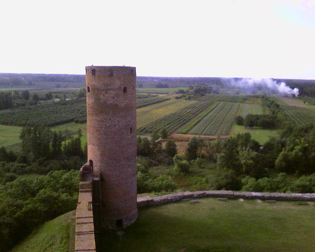 zamek, ruiny, czersk