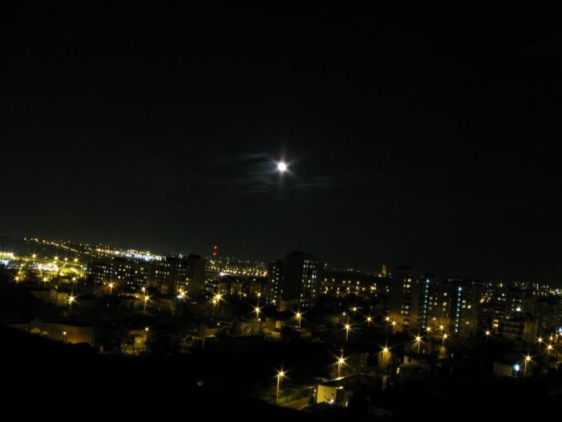 Sosnowiec - Środula osiedle nocą