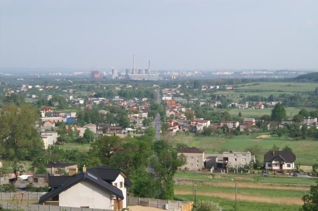 Widok z Góry Siewierskiej w Strone Łagiszy