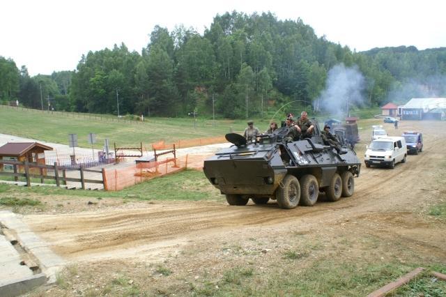 bytom, sucha góra, dolomity sportowa dolina, inwazja militarna, wojsko