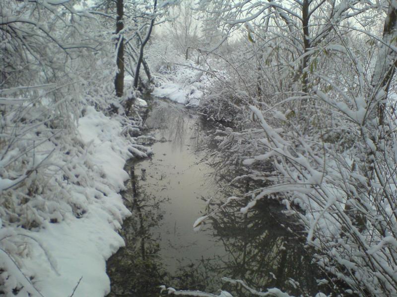 zalew śnieg
