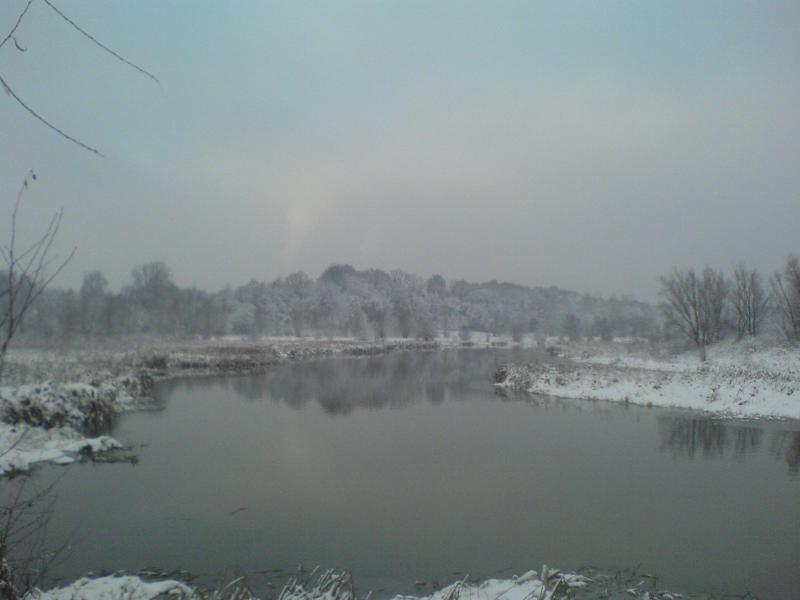 zalew śnieg