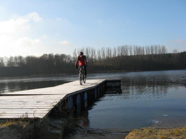 jezioro, młynek
