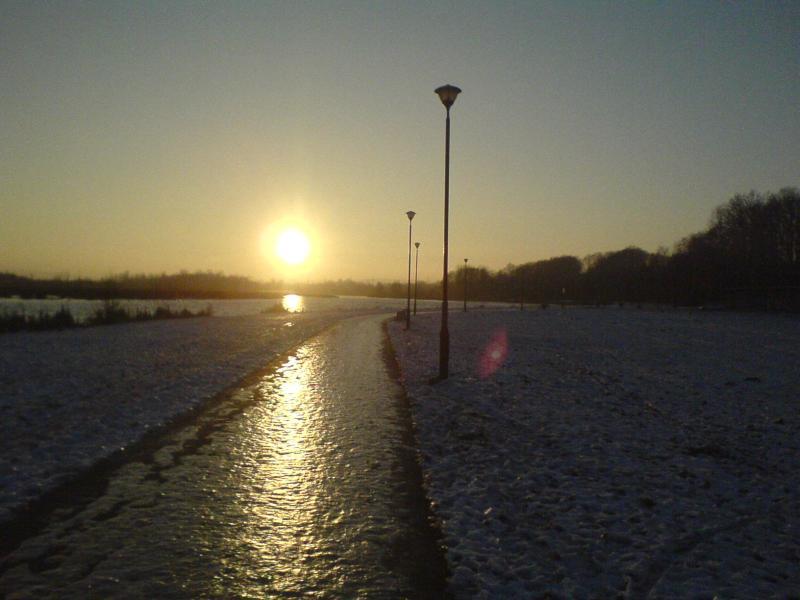 śnieg, zalew