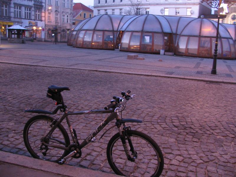 zima, rynek, tarnowskie góry