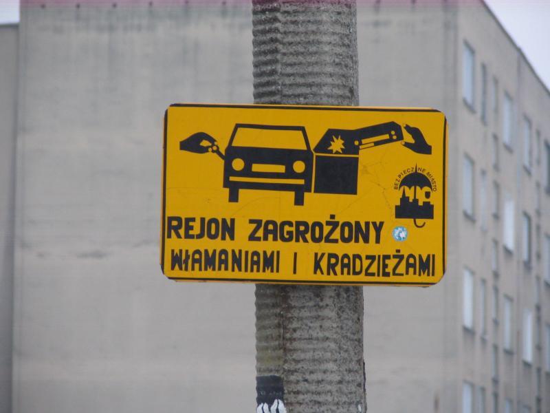 znaki, zima, bytom