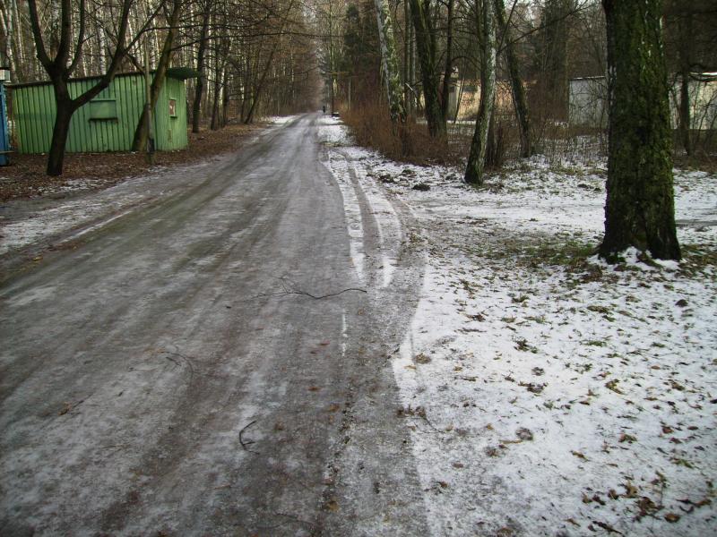 droga, zima, rogol, lod, slisko