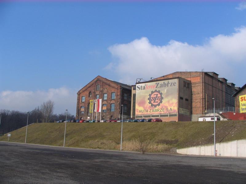 zabrze, huta, reklama