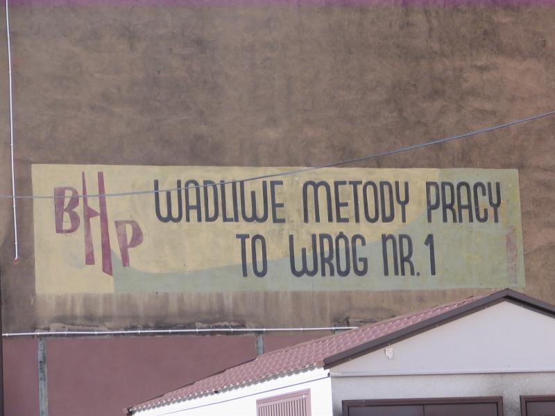 zabrze, hasła, mury