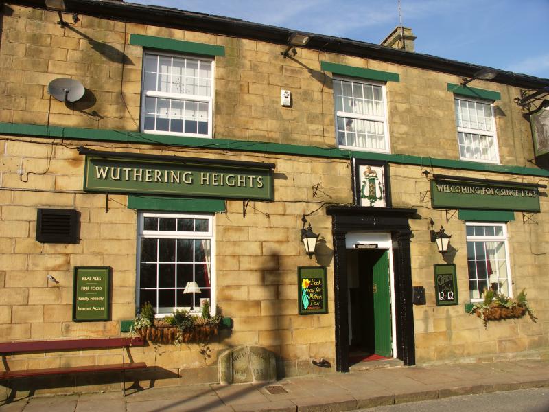 countryside, haworth, yorkshire, west yorkshire, pub, wuthering heights, stanbury