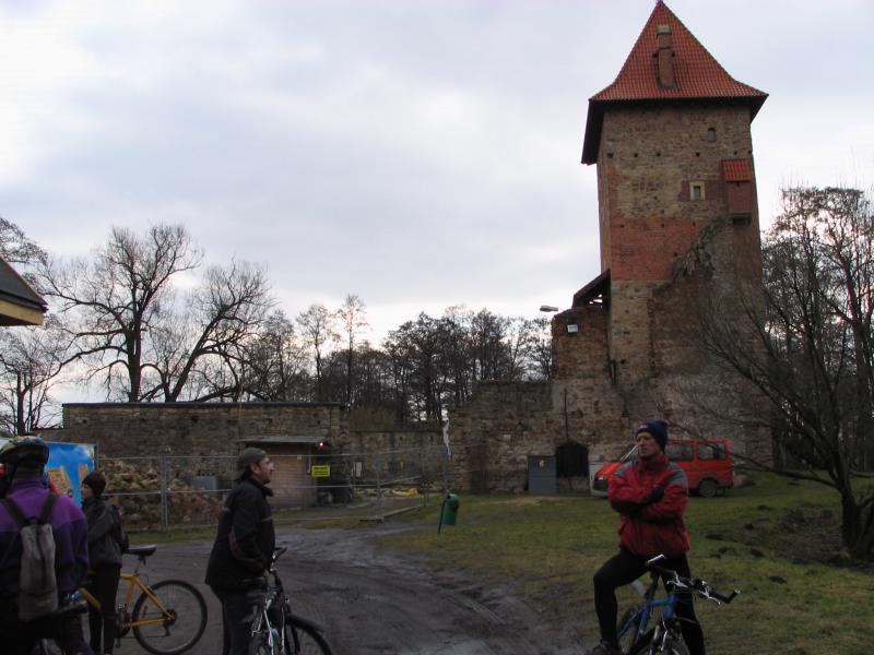zamek, chudów, ruiny