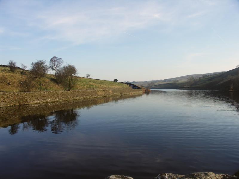 countryside, ponden reservoir, haworth, yorkshire, west yorkshire, wuthering heights