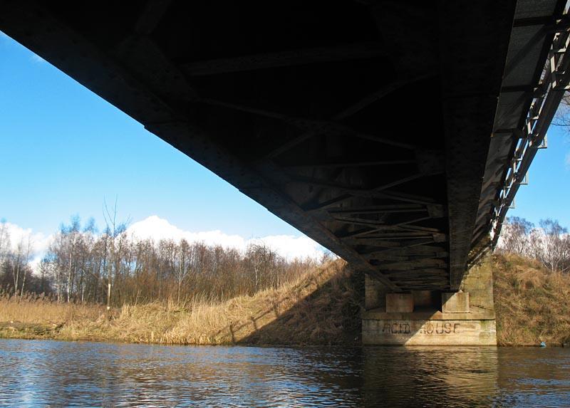 mazury, rzeka, pociąg