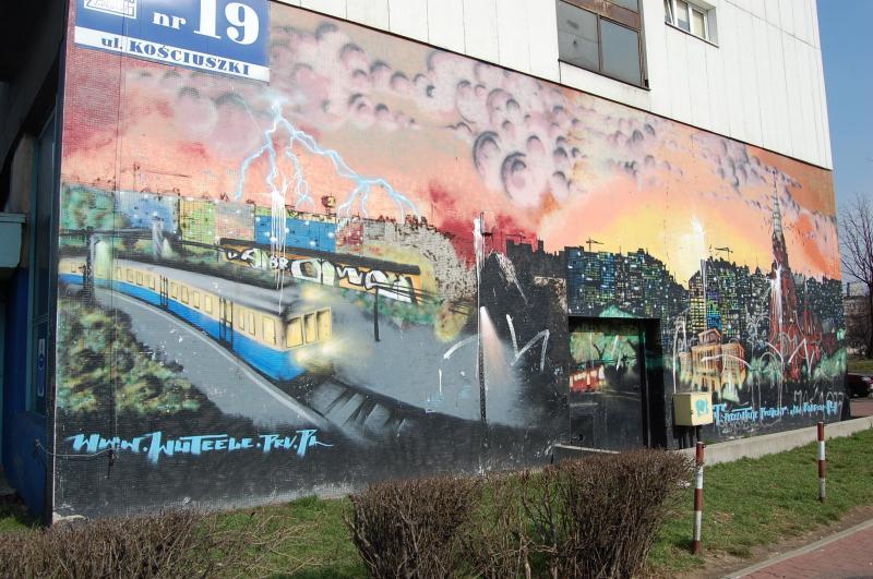 Dąbrowa górnicza - Grafiti na superjednosce