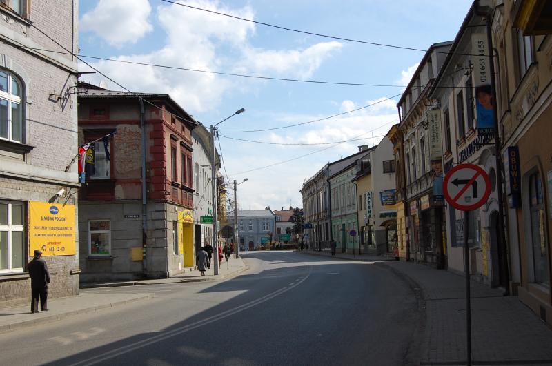 droga, brzesko, ulica, domy