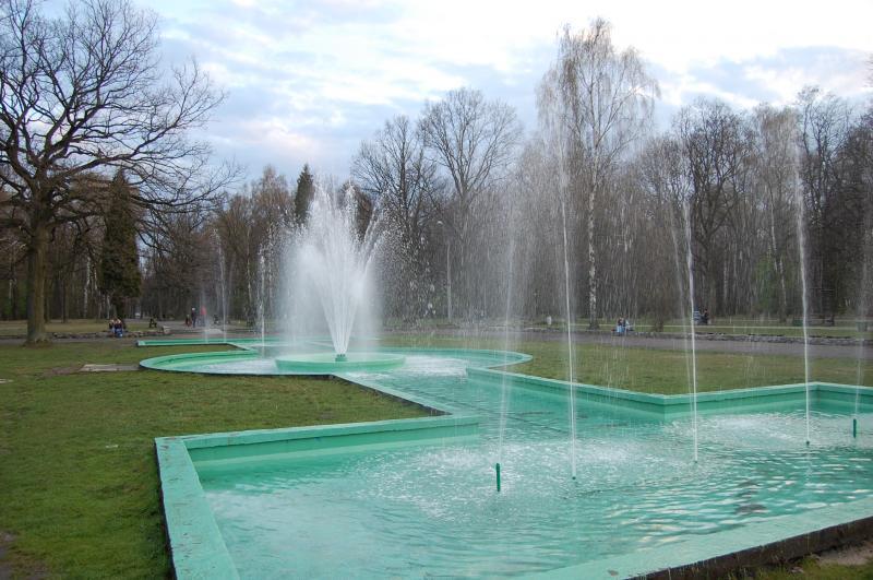 park, park zielona, dabrowa górnicza