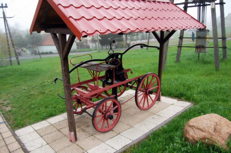 osp, łoniowa, wóz stażacki
