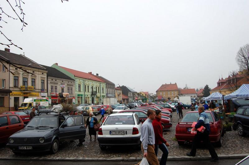 parking, zakliczyn, domy