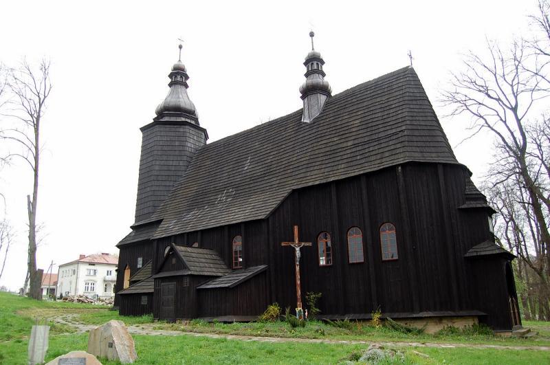 kościół, gromnik, drewniany kościół
