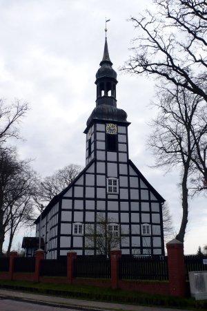 kościół, ahlbeck, pruski mur