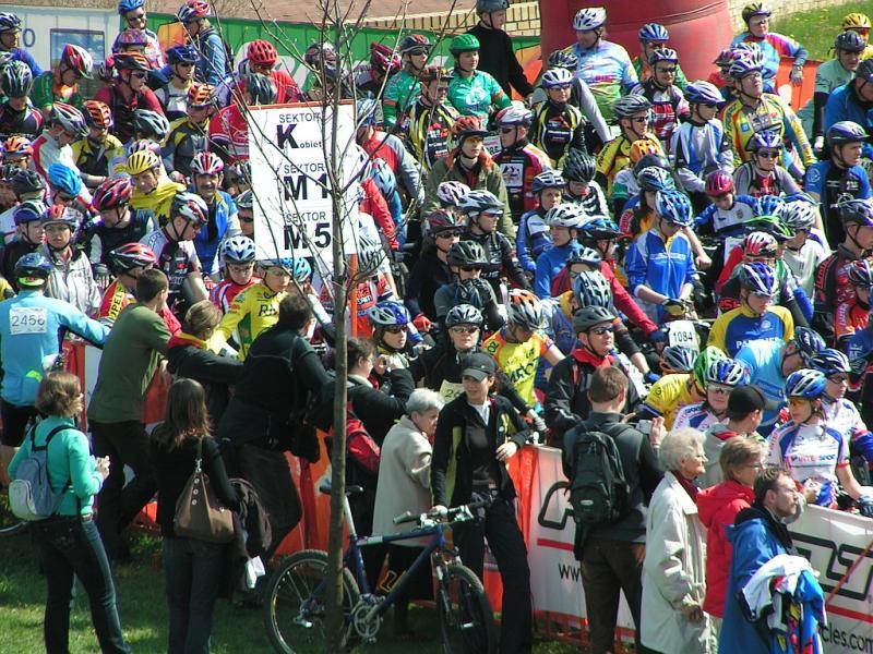 maraton, start, tłum