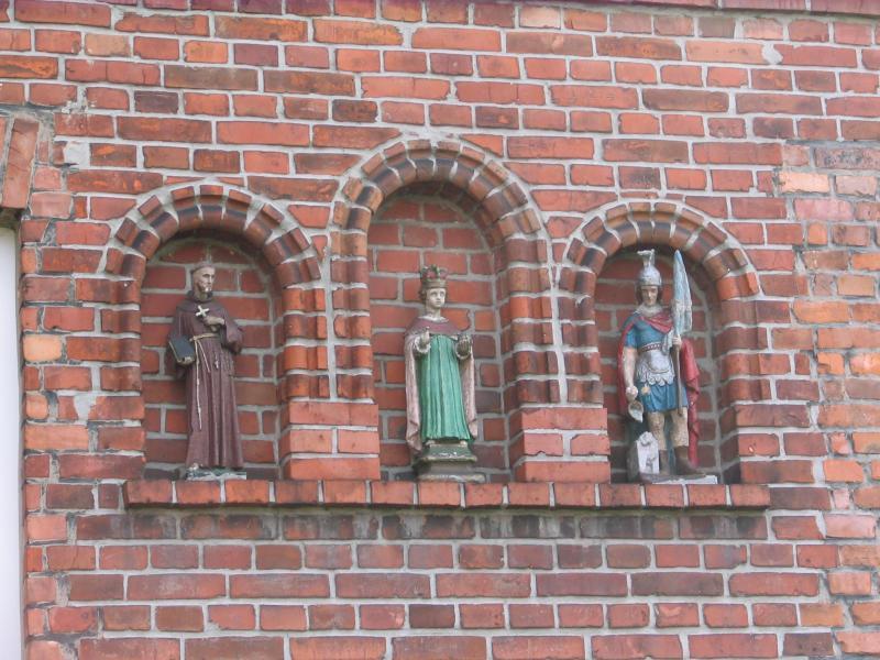 repty, święci, figurki