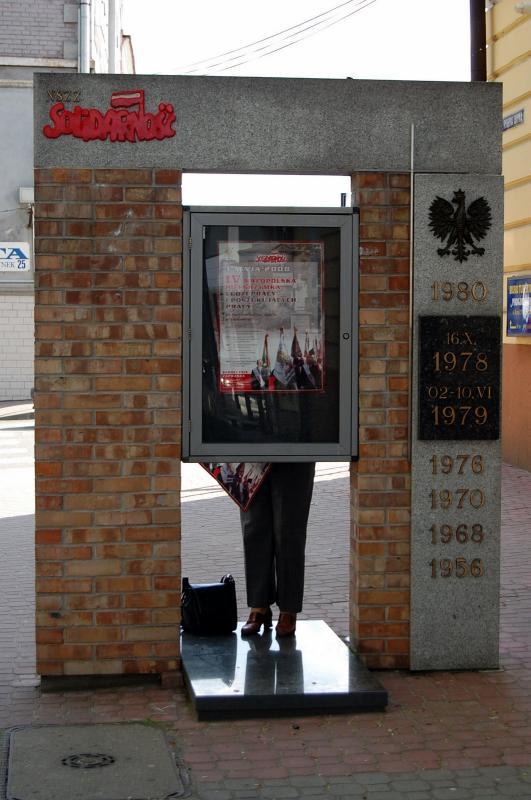 pomnik, brzesko, centrum