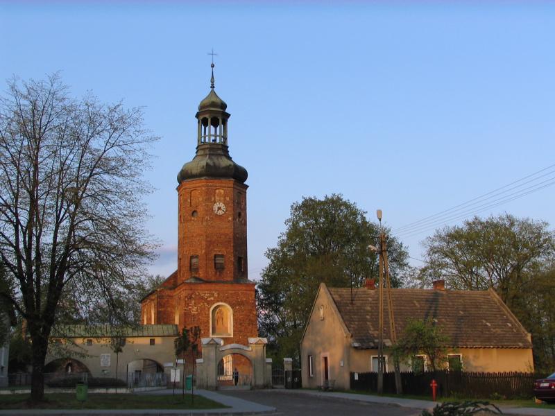 kościół, wieża, konopnica