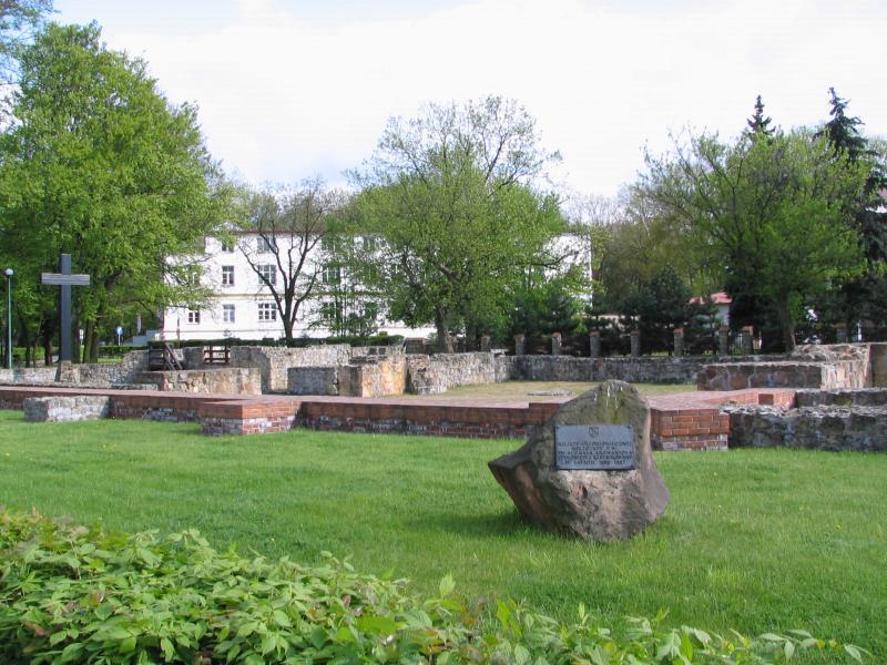 kościół, ruiny, wieluń