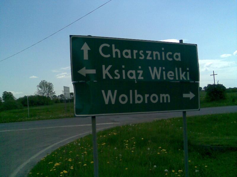 koniec, żarnowiec, trasy