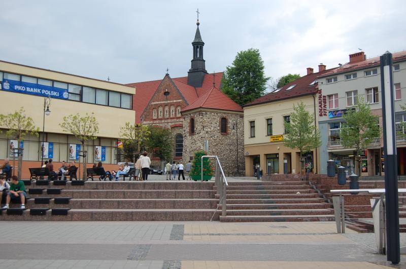 kościół, centrum, chrzanów
