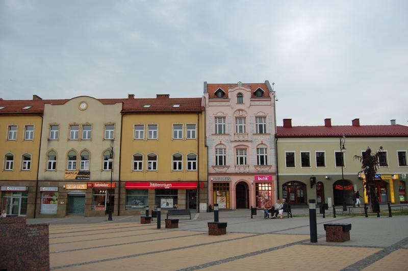 centrum, domy, chrzanów