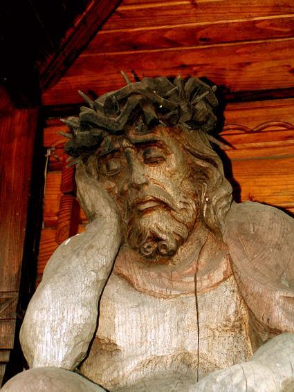 kapliczka, jezus, rzeżba