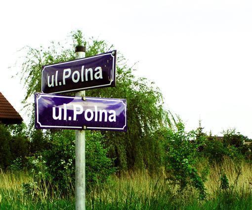 skrzyżowanie, ulica, polna