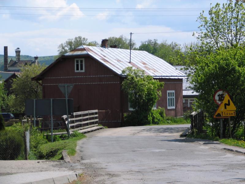 dom, drewniany, bieszczady