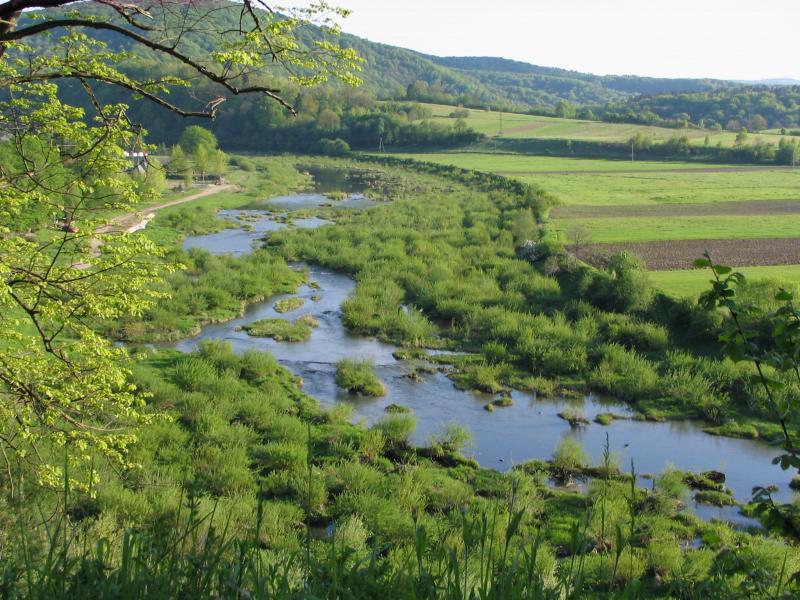 rzeka, myczkowce, zakola