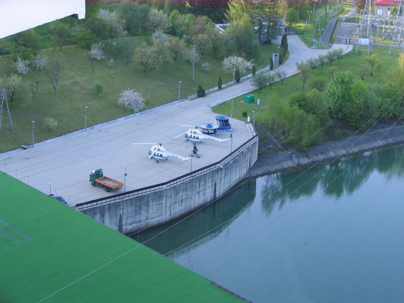 zapora, solina, śmigłowce
