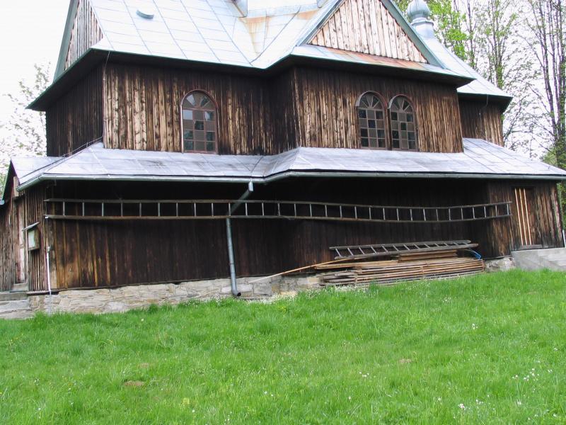 cerkiew, chmiel, bieszczady, drabina