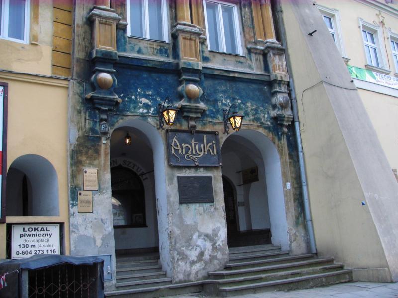 budynek, przemyśl, antyki